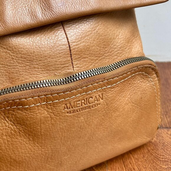 American Leather Co Liberty Tan Backpack Purse Small main image 9